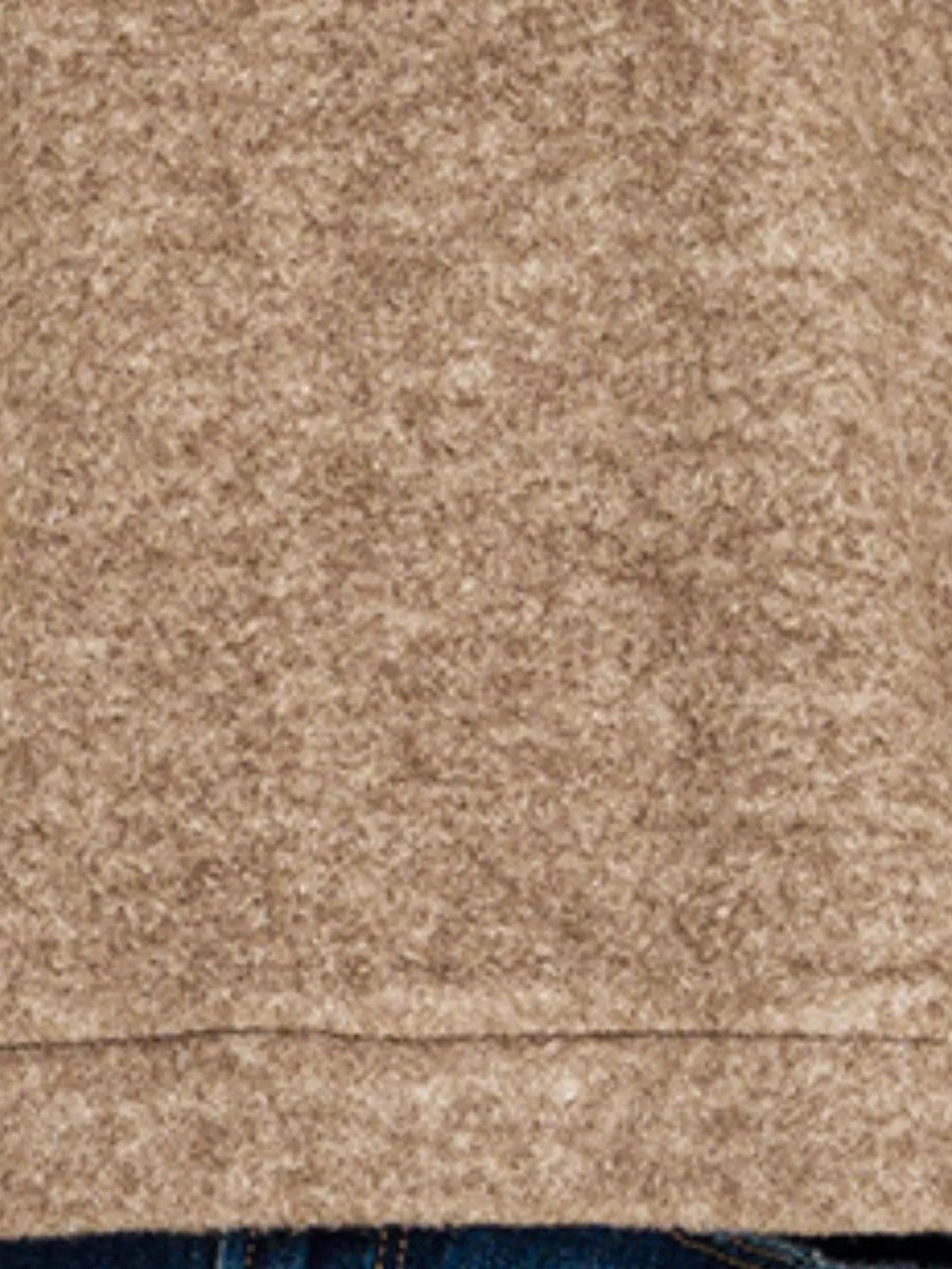 Zenana Brushed Melange Hacci Cropped Sweater