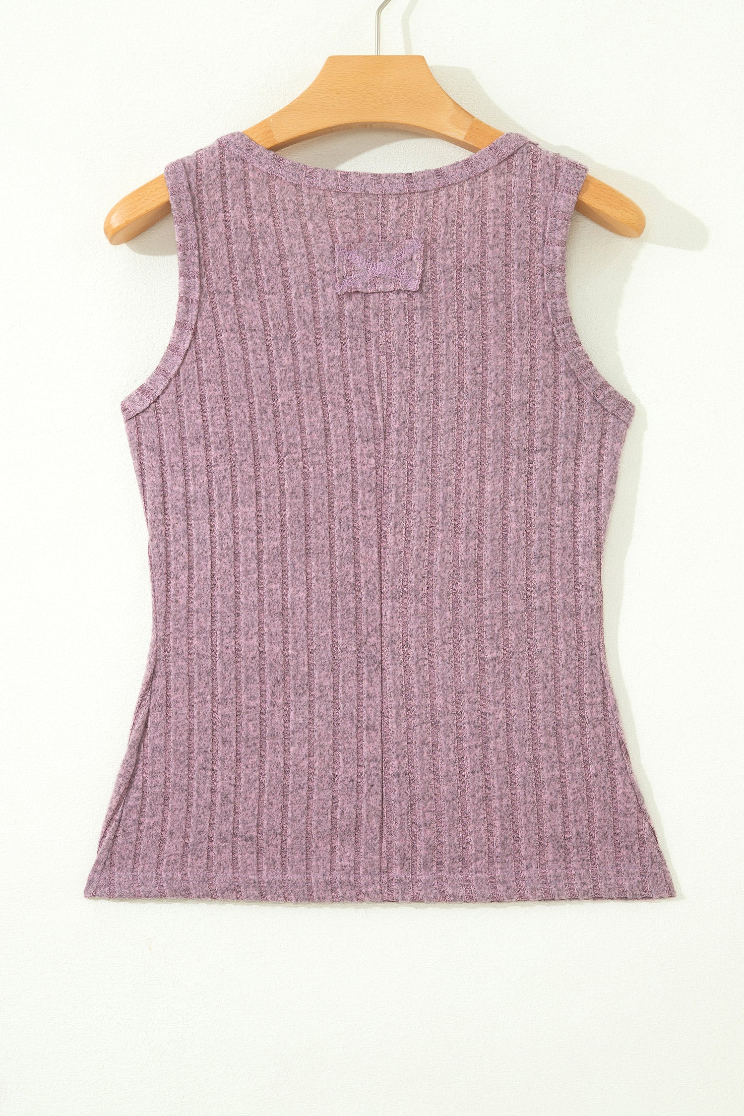 Sea Green Slim Ribbed Mineral Wash Tank Top