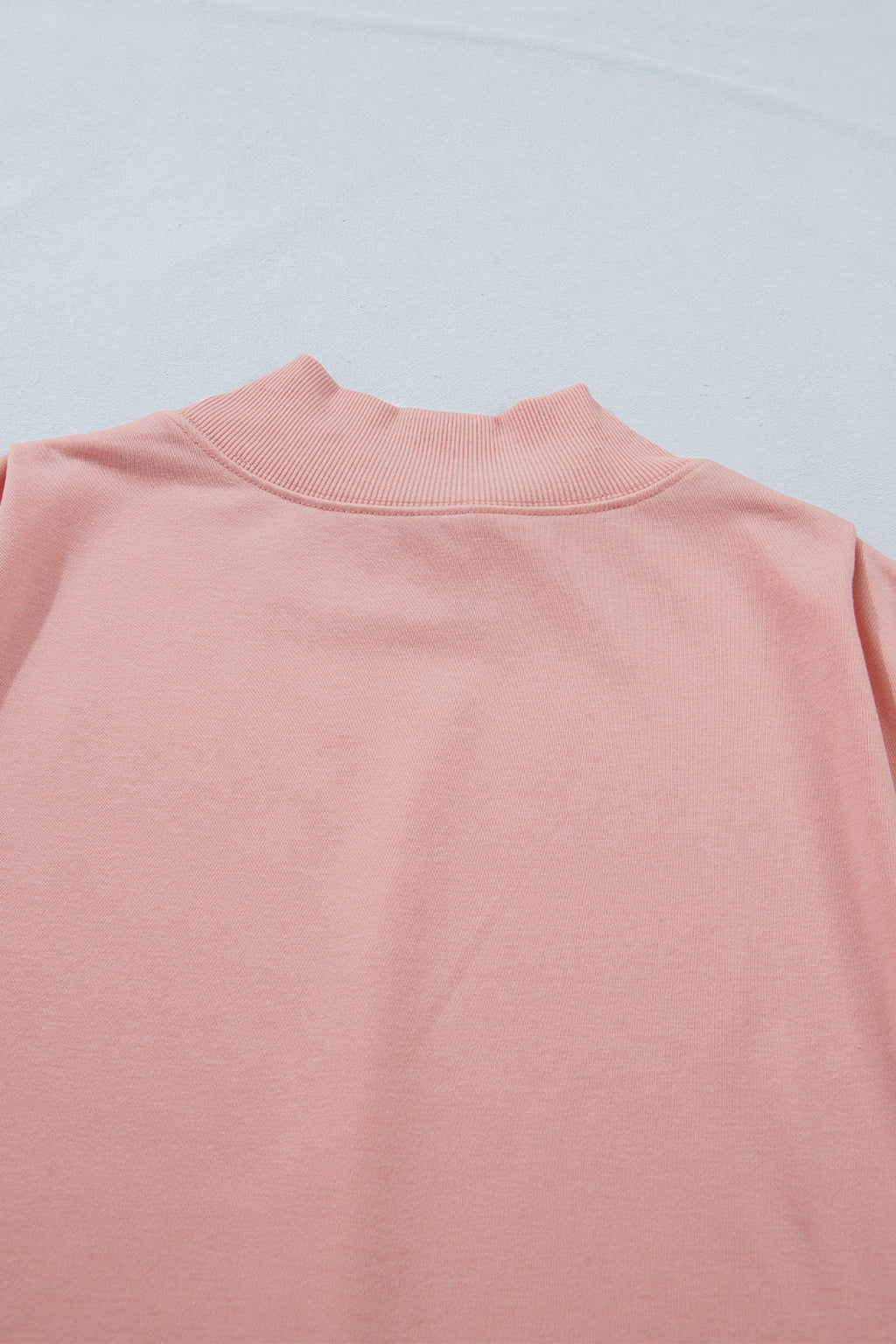 Light Grey Solid Color High Neck Cap Sleeve Loose Top