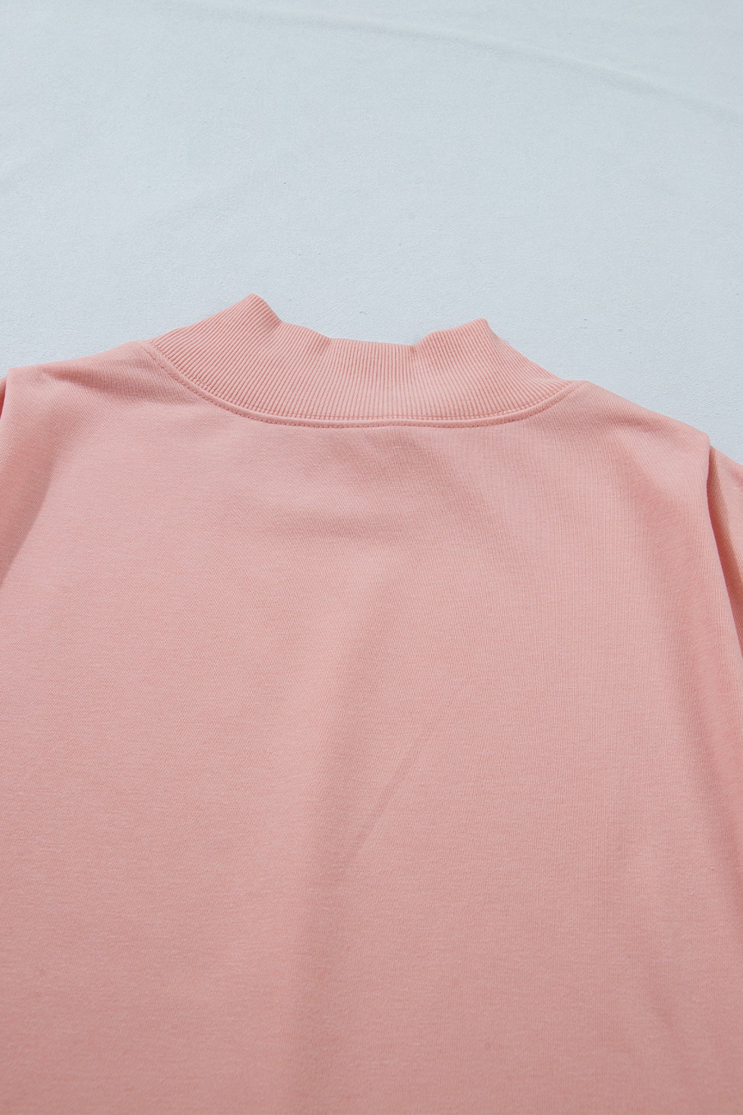 Light Grey Solid Color High Neck Cap Sleeve Loose Top