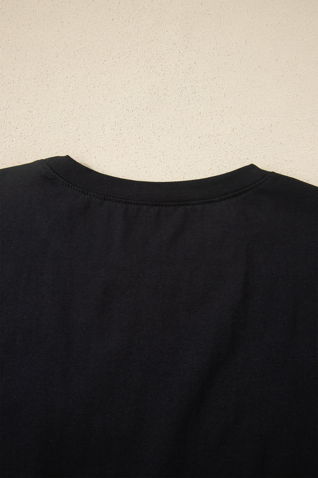 Dark Blue Varsity Striped Short Sleeve Crew Neck T Shirt
