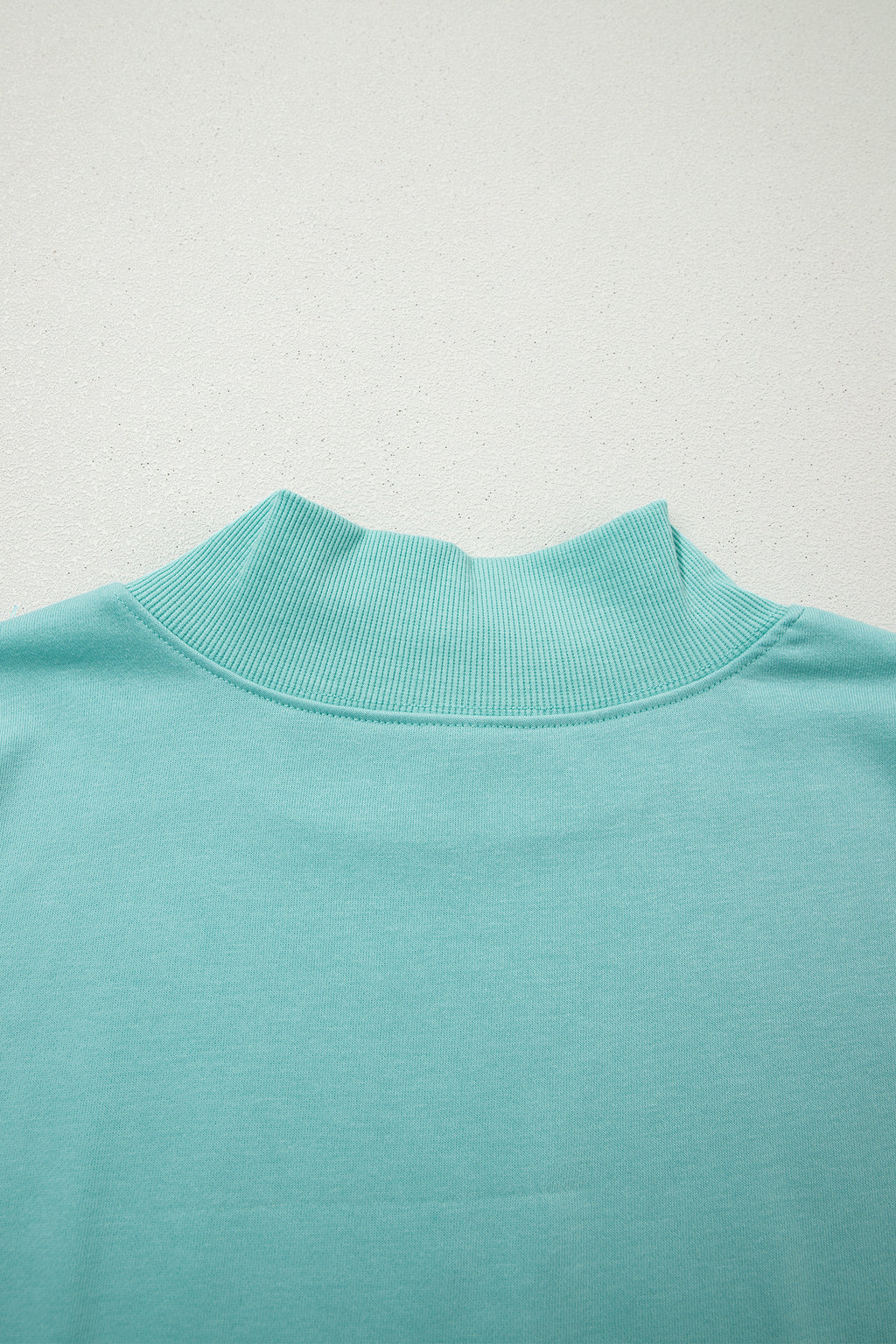 Light Grey Solid Color High Neck Cap Sleeve Loose Top
