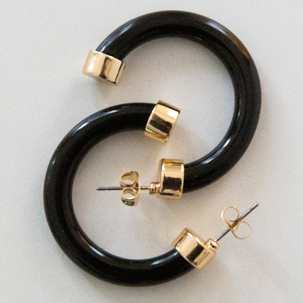 Mini Hoops - Black