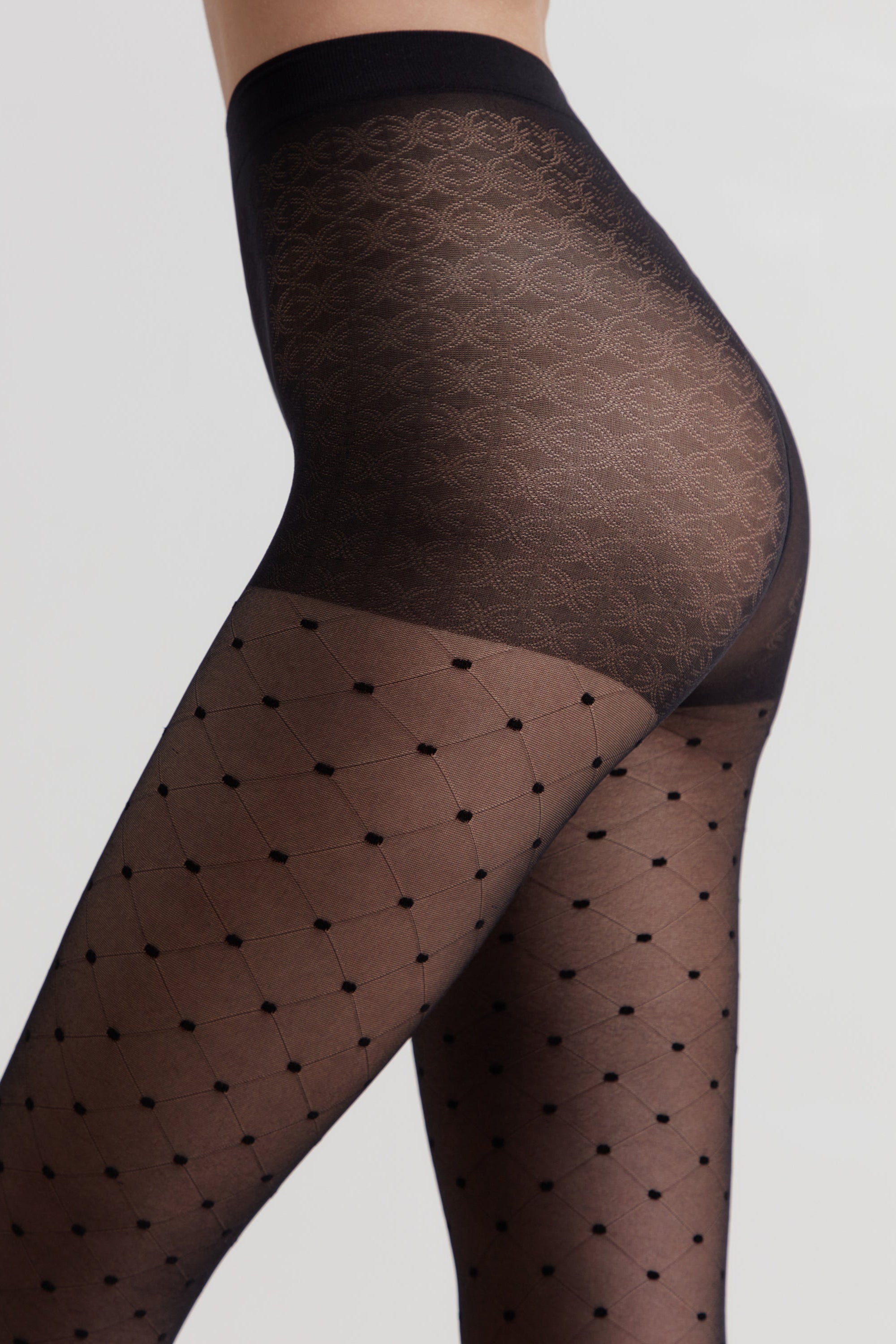 Fantasy Tights Conte Pois - Geometric Dots Pattern