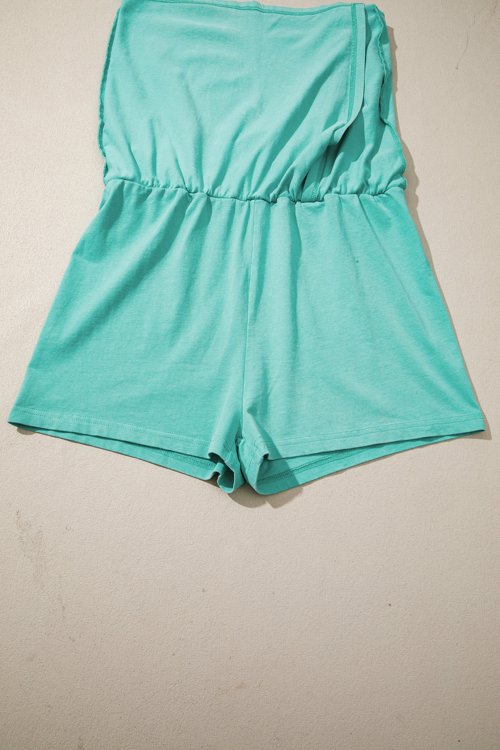 Light Pink Mineral Wash V Neck Tee Matching Skort Set