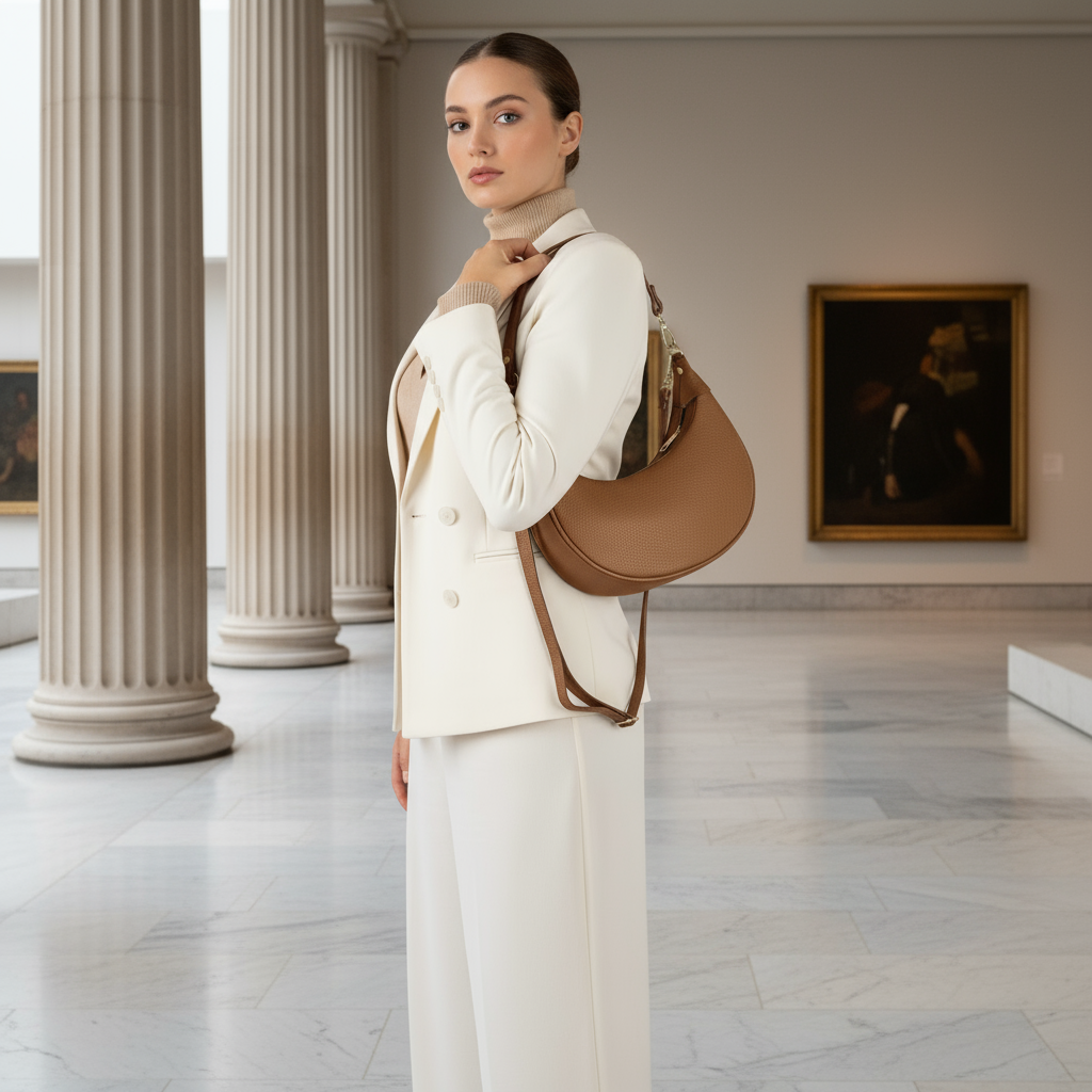 Calf Leather Shoulder Bag 222024