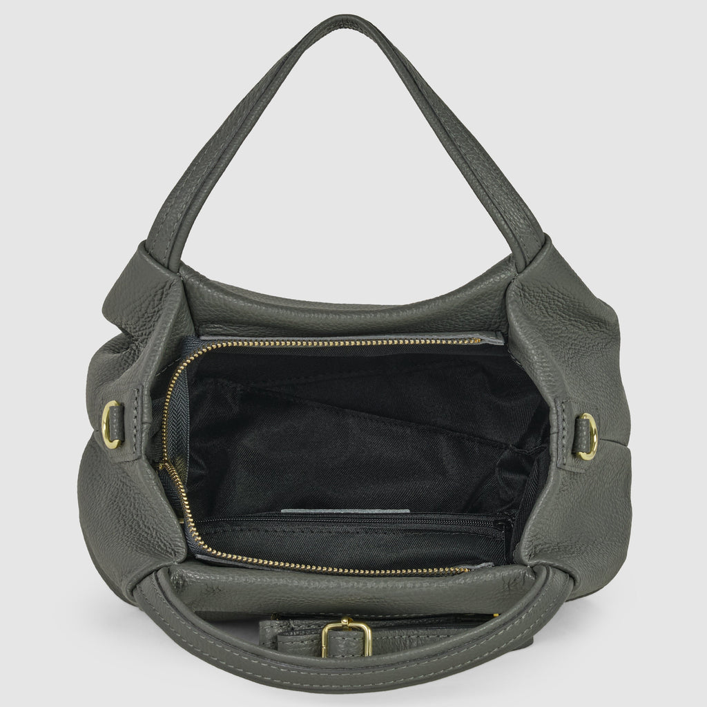 Calf Leather Top-Handle Bag 322055