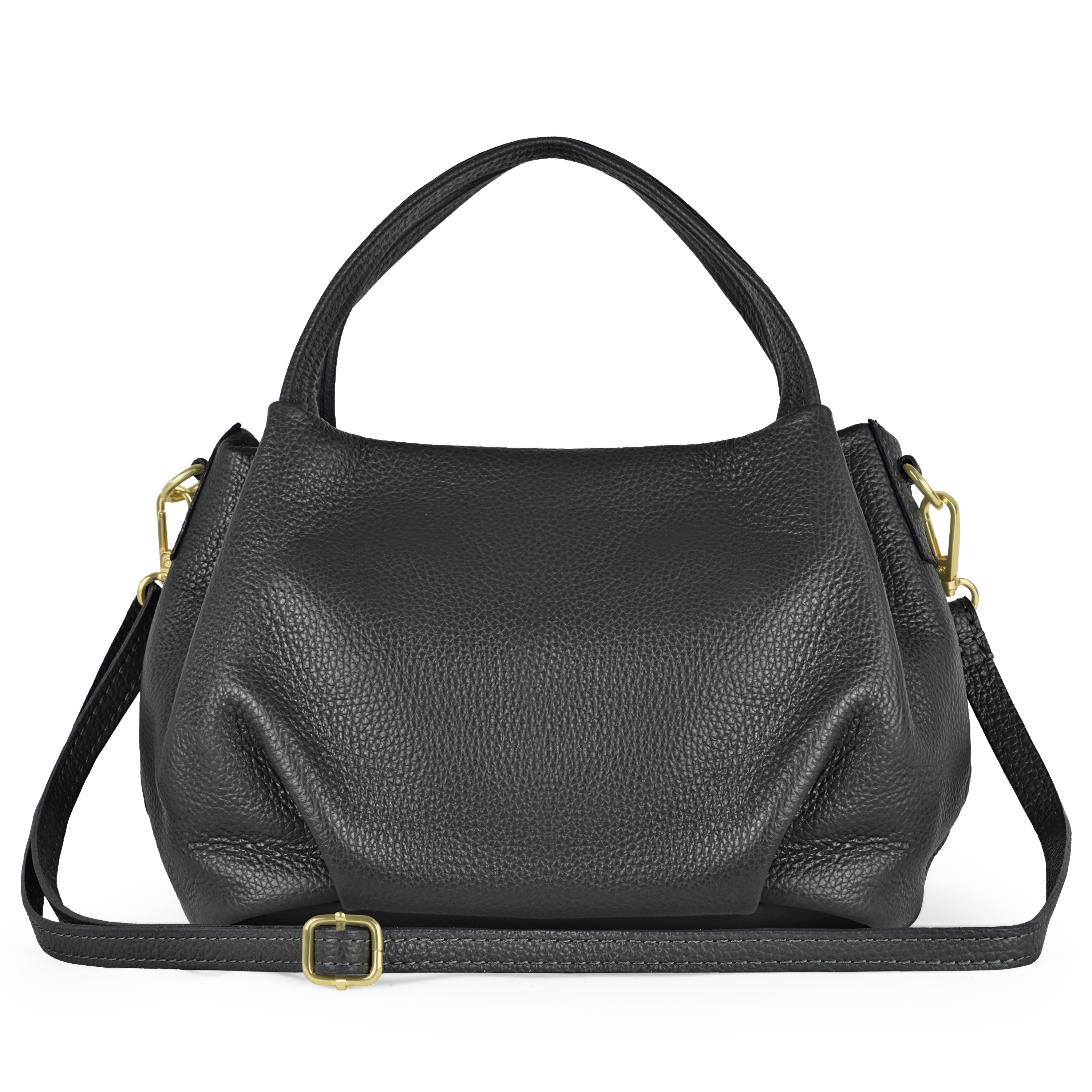 Calf Leather Top-Handle Bag 322055