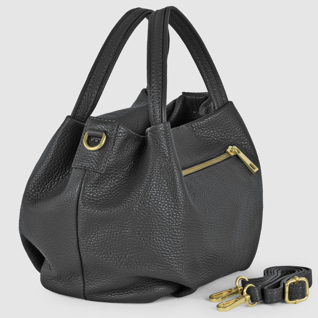 Calf Leather Top-Handle Bag 322055