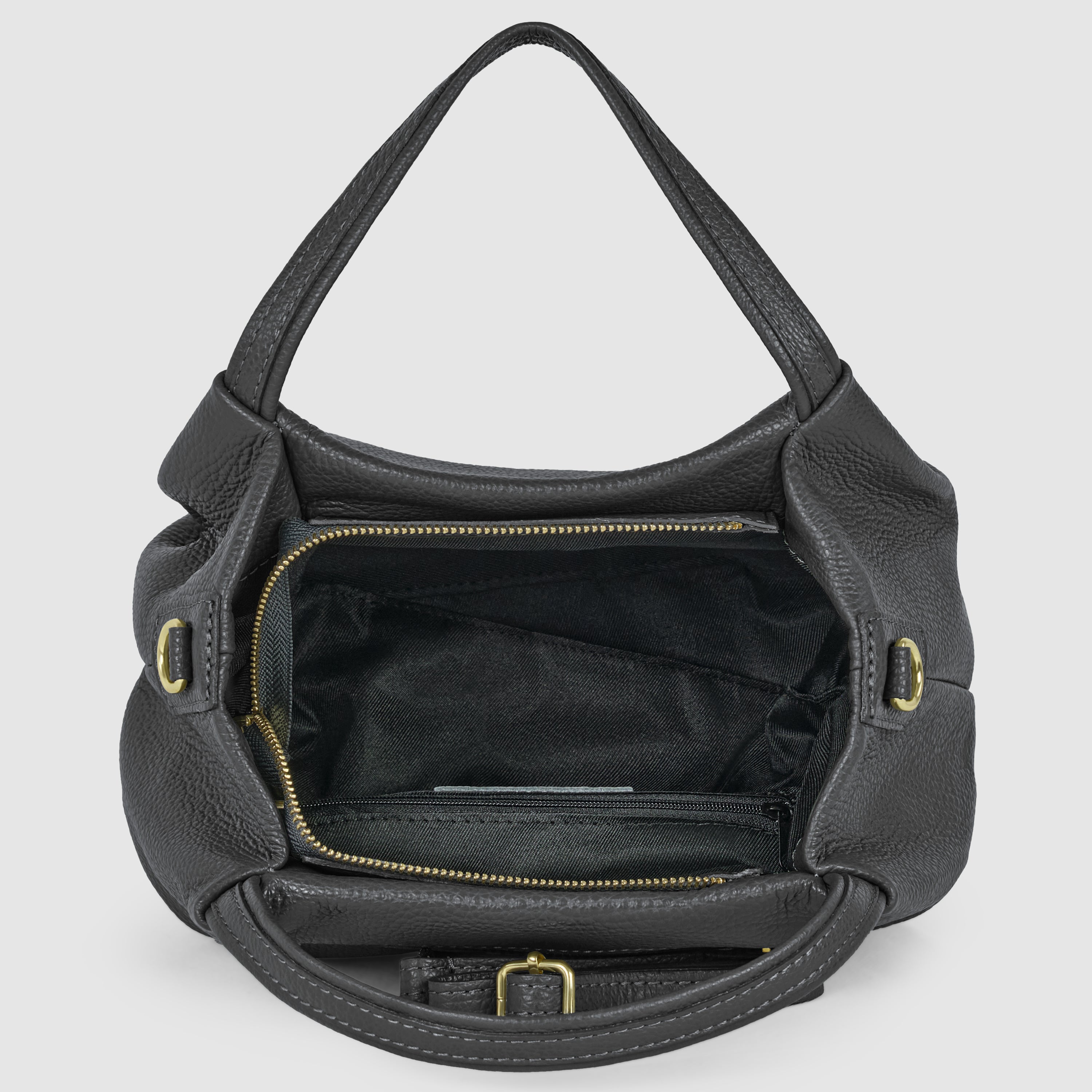 Calf Leather Top-Handle Bag 322055