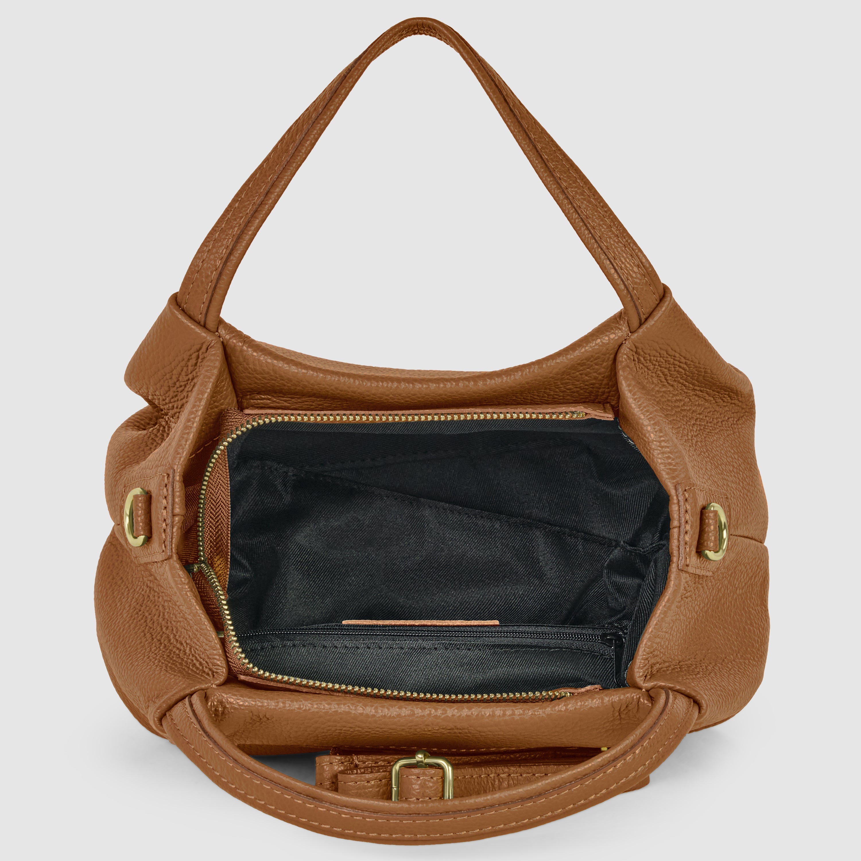 Calf Leather Top-Handle Bag 322055