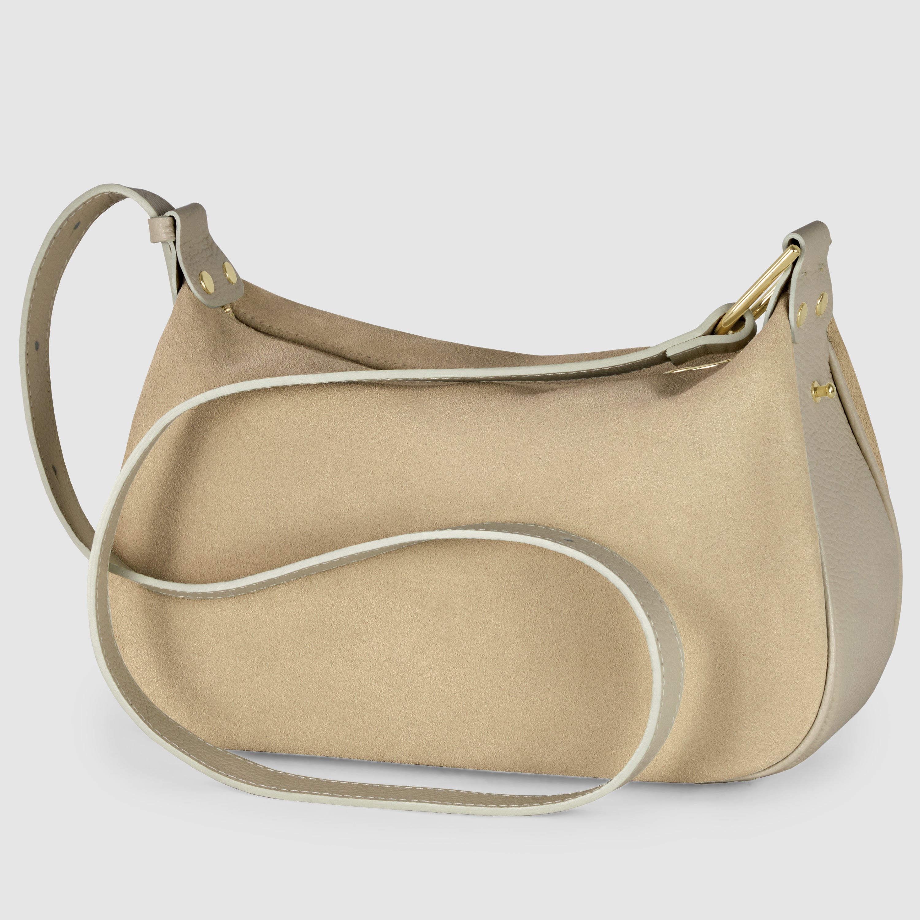 Suede Leather Crossbody Bag 242265