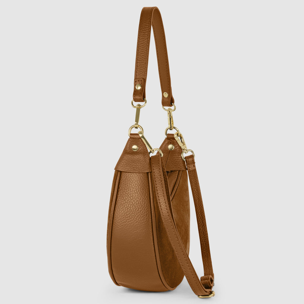 Suede Leather Shoulder Bag 222024