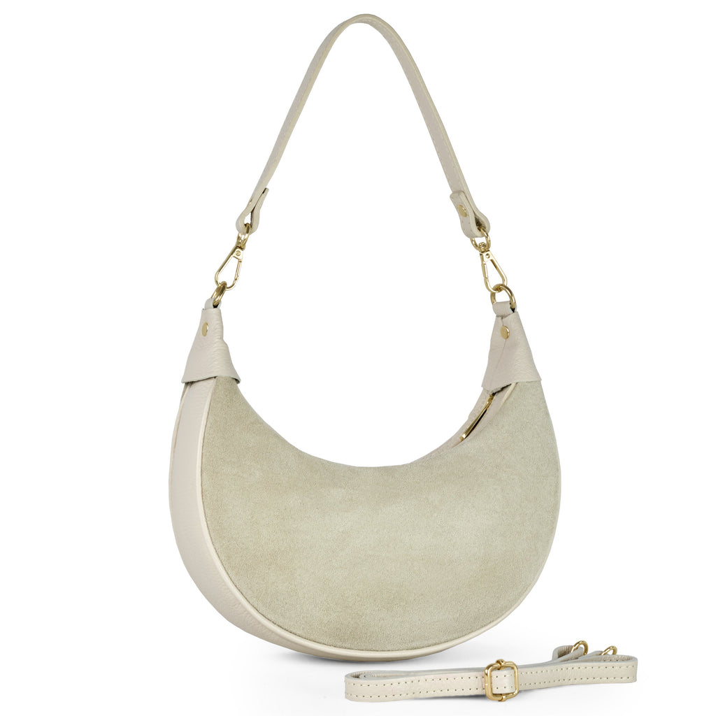 Suede Leather Shoulder Bag 222024
