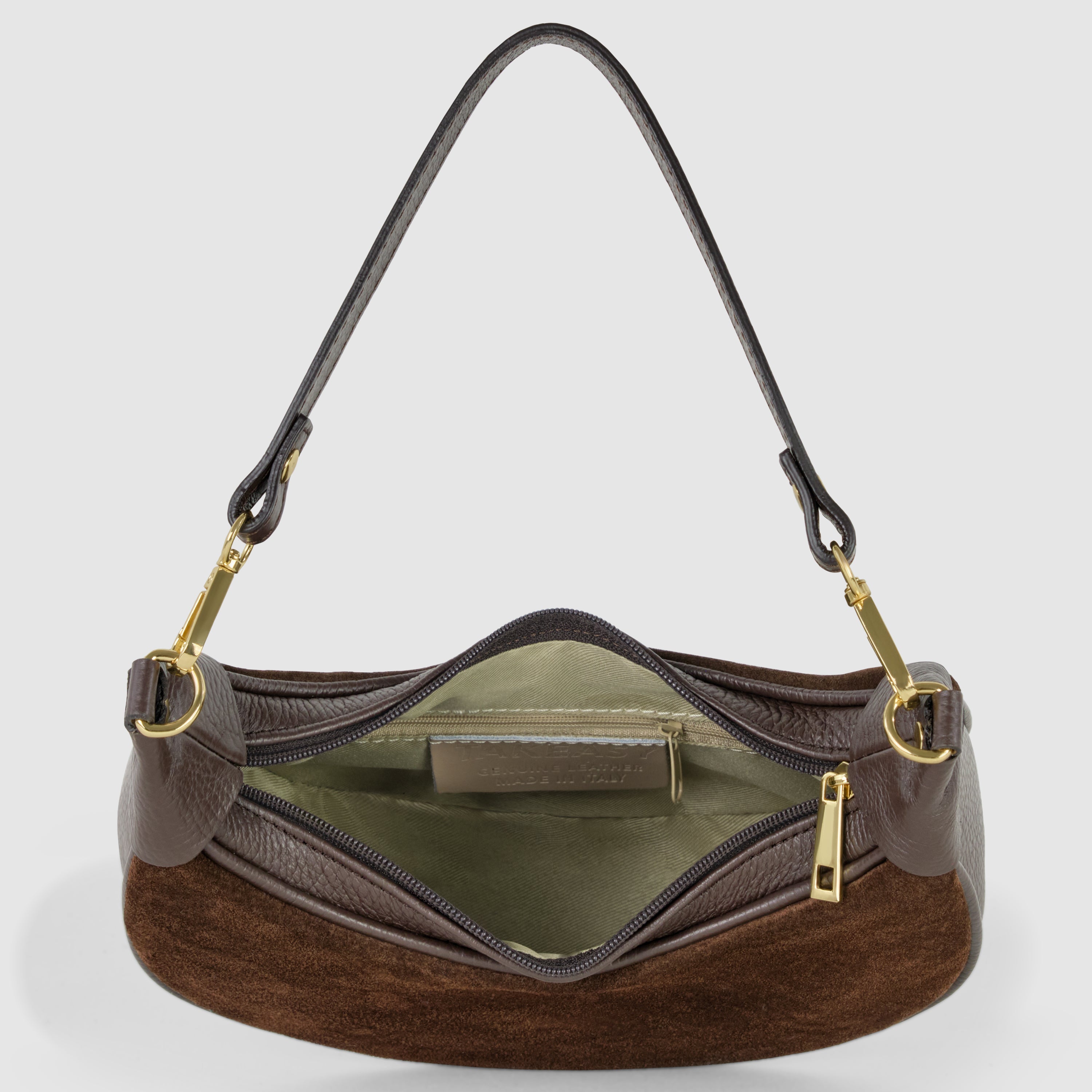 Suede Leather Shoulder Bag 222024