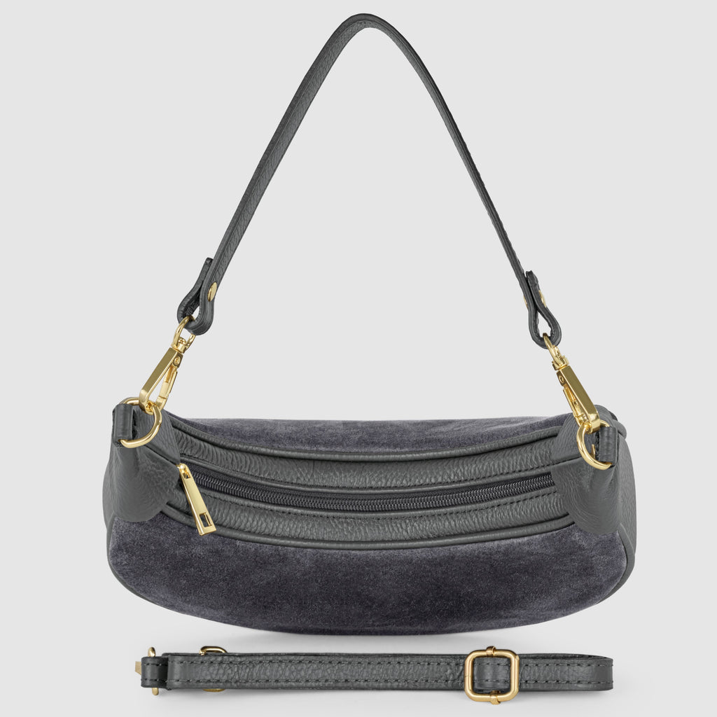 Suede Leather Shoulder Bag 222024