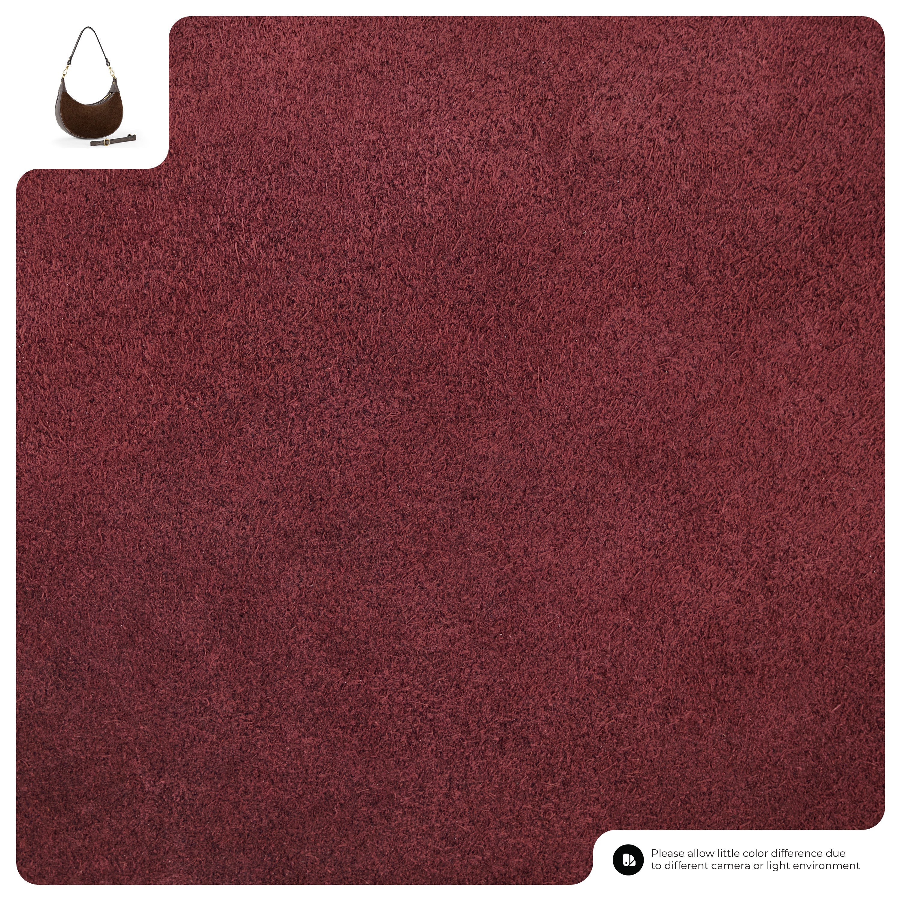 Suede Leather Shoulder Bag 222024