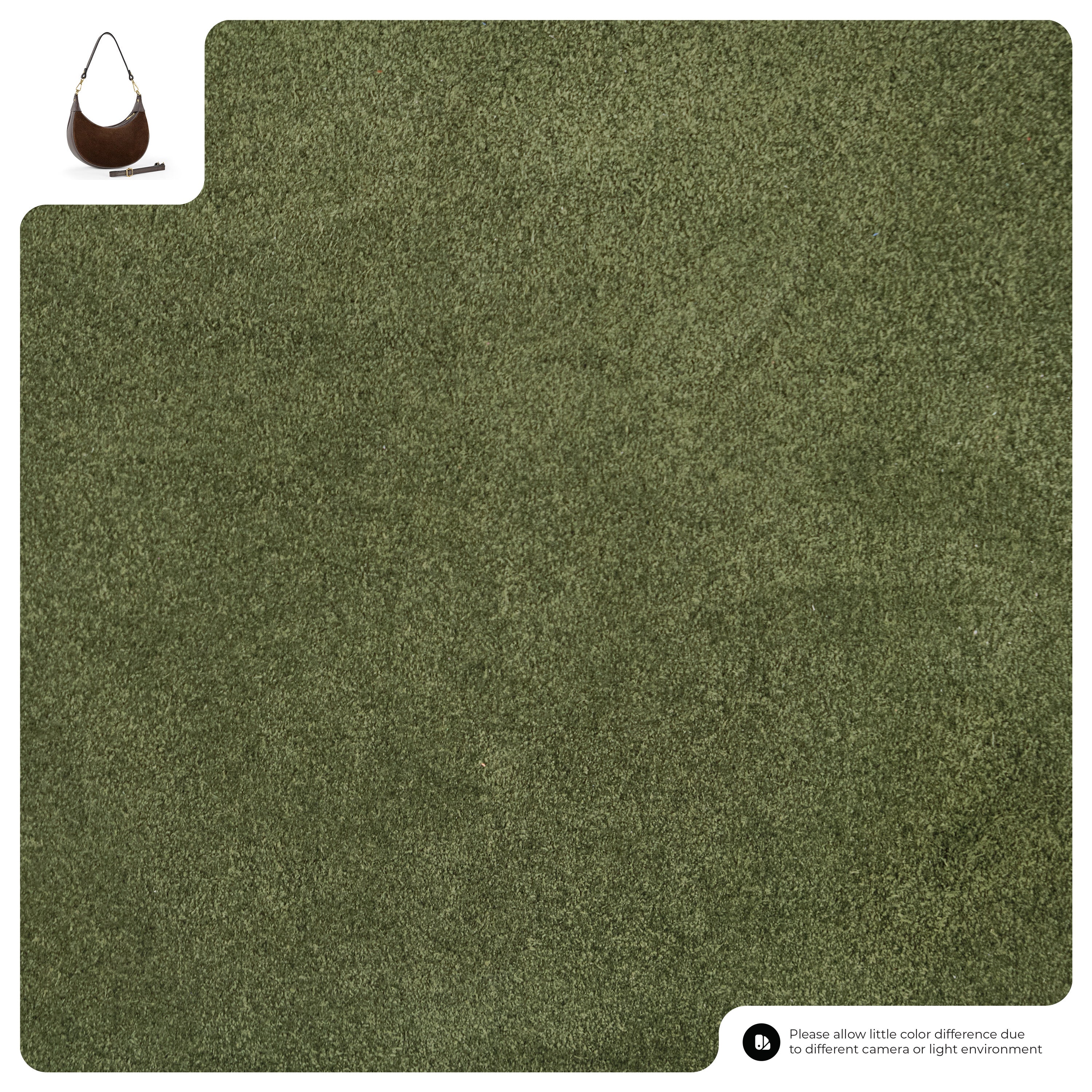 Suede Leather Shoulder Bag 222024